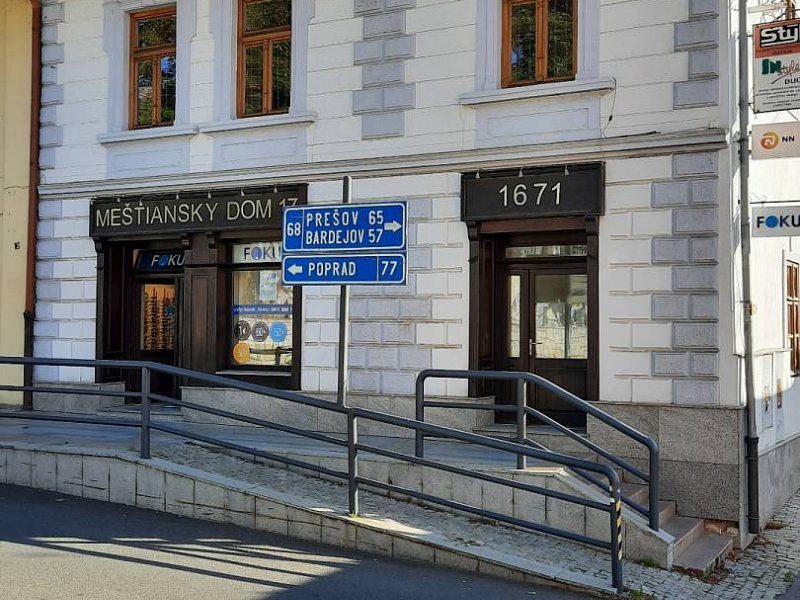 NA PRENÁJOM priestory v centre mesta Stará Ľubovňa