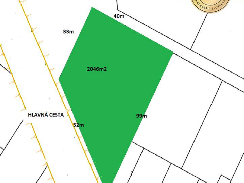 TOP POZEMOK NA PREDAJ,DOMAŠA DOBRÁ, POZEMOK PRI VODE! 2046m2