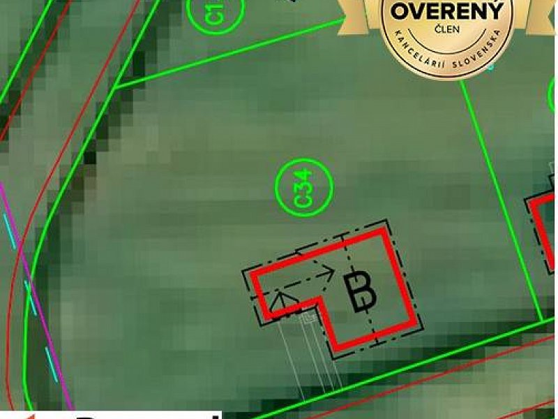 NA PREDAJ stavebný pozemok C34 v lokalite Šibeničná hora