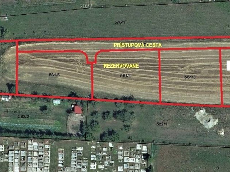 NA PREDAJ posledné 3 PARCELY, obec JAKUBOVANY, okr. SABINOV