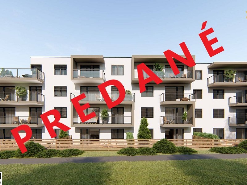 BD – RELAX; 2 IZBOVÝ BYT; 3.NP; 63,73m2;PREDANÉ;