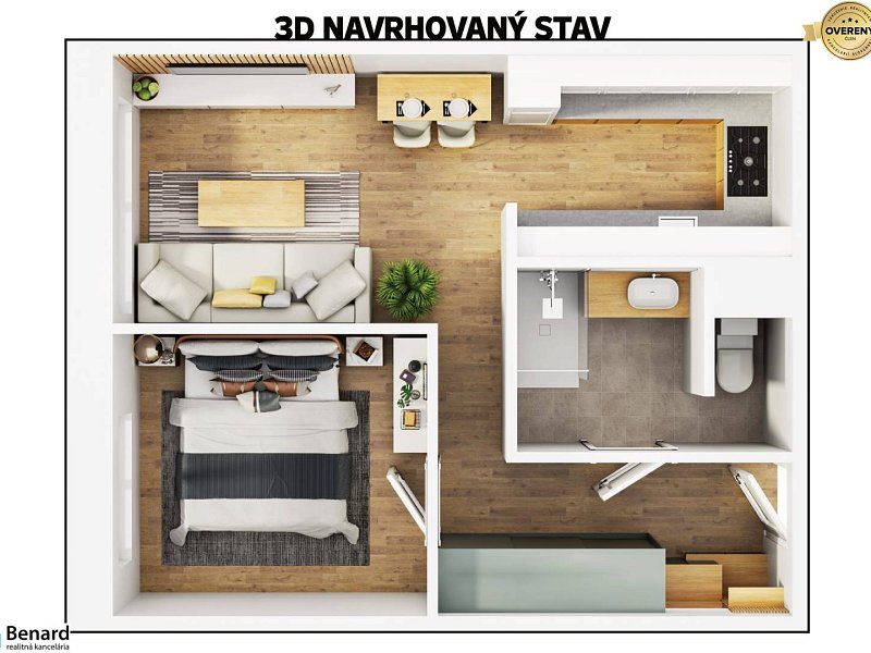 Na predaj obľúbený, pražský typ bytu na Terase