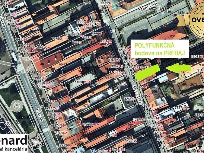 NA PREDAJ BUDOVA na ul. SLOVENSKÁ s prenajatými PRIESTORMI.  