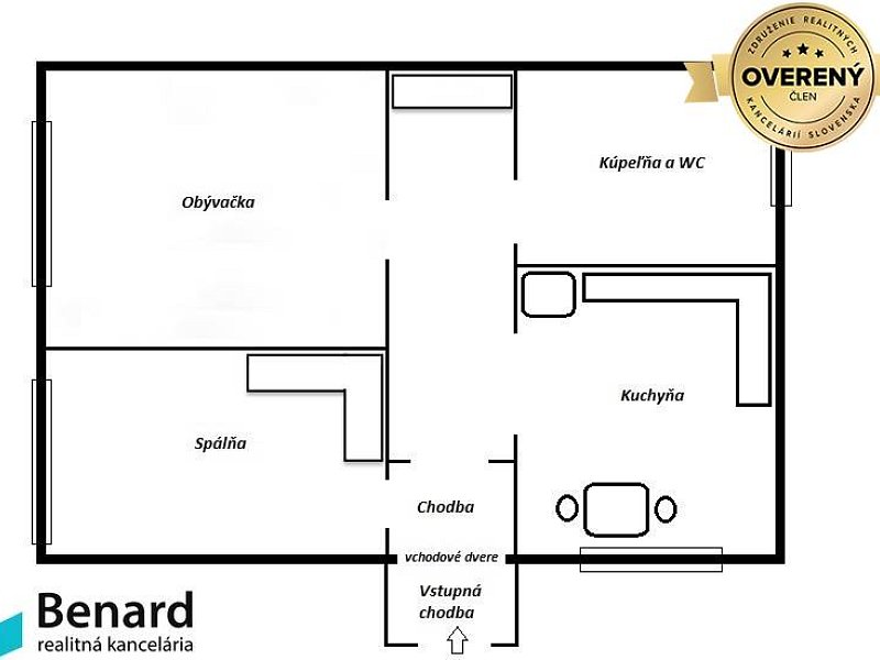 PRENAJATÉ 2 IZBOVÝ TEHLOVÝ BYT,55 M2,PREŠOV, ŠIRŠIE CENTRUM