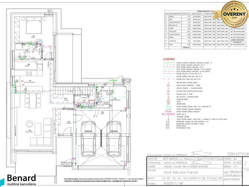 MODERNÝ 5 IZB.RODINNÝ DOM, CENTRUM POPRADU, s POZEMKOM 546 m2