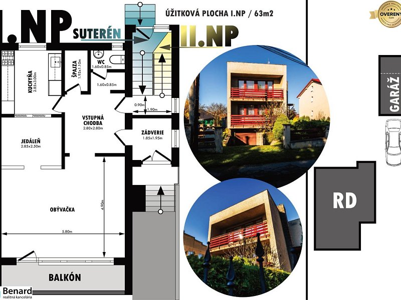 Na predaj rodinný dom v Lemešanoch