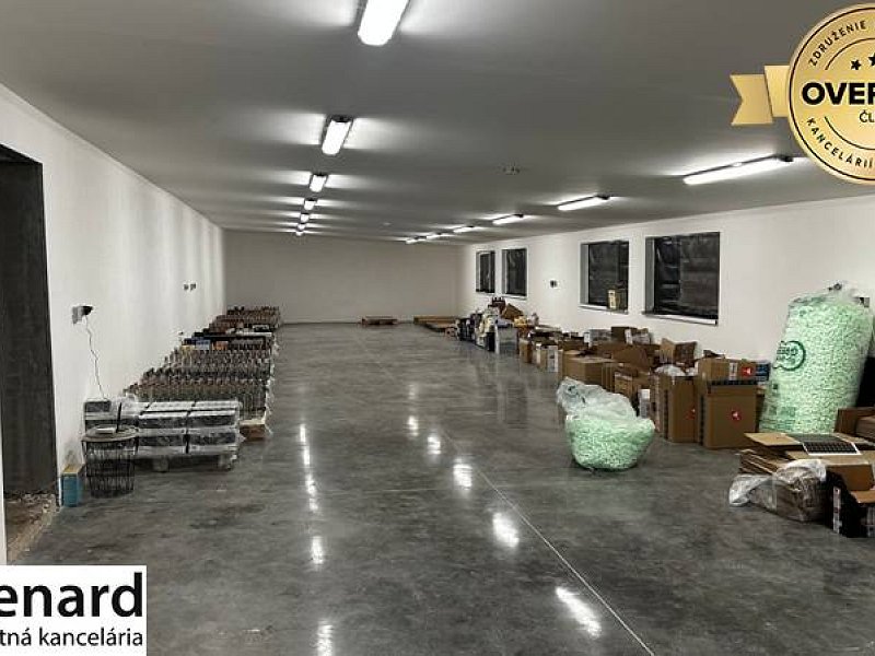 PRENÁJOM SKLAD./VÝROB.PRIESTOR, SABINOV, UL. POD ŠVABĽOVKOU