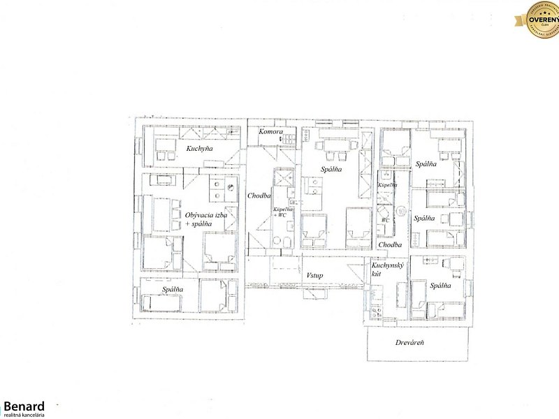 CHALUPA 190 m2, NA POZEMKU 637 m2, ŽDIAR