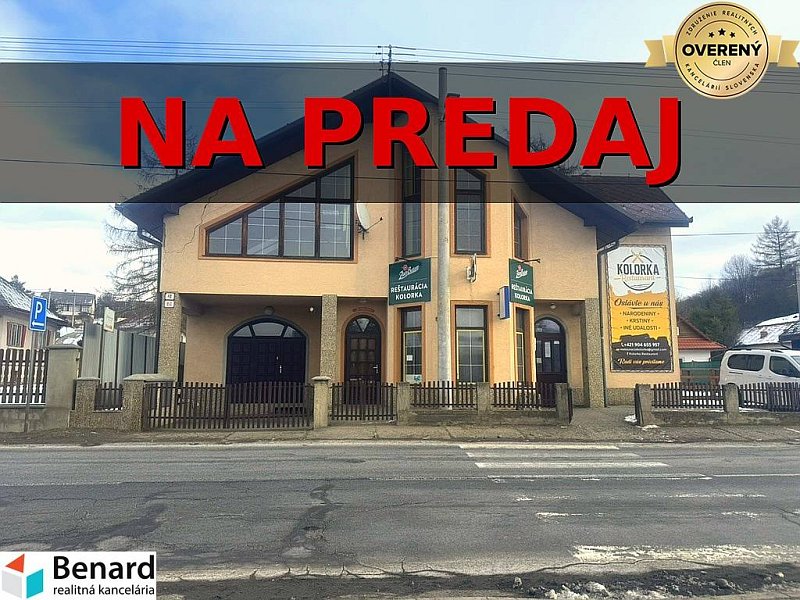 Prevádzková budova v obci Ľubotín na predaj 