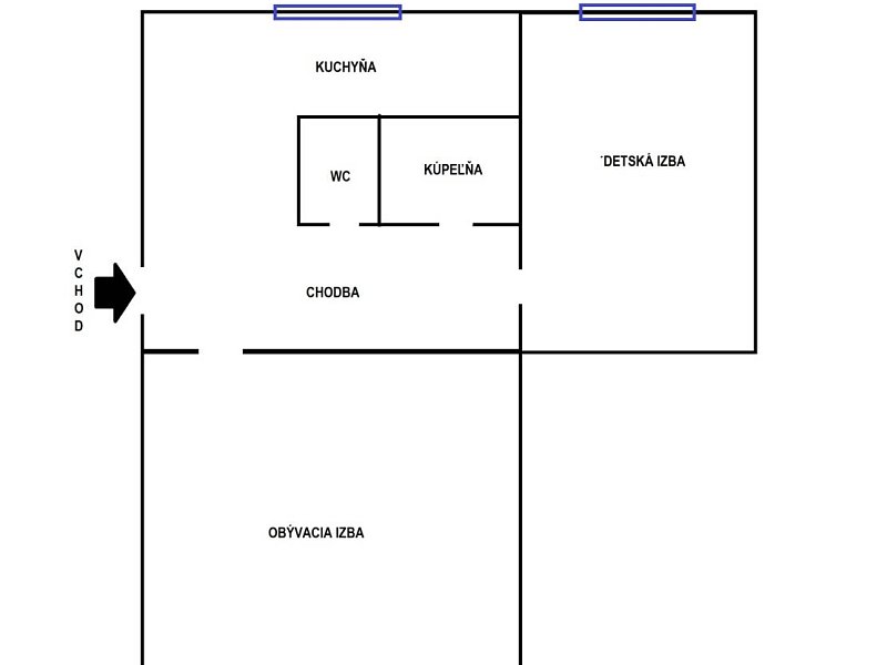 NA PREDAJ 2 IZB. BYT, ŠIRŠIE CENTRUM PREŠOVA, 58 m2