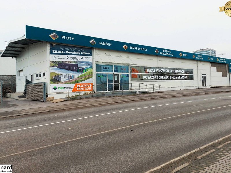 PRENÁJOM: Moderná hala (525 m²) v TOP lokalite Žiliny – Kamenná ul.