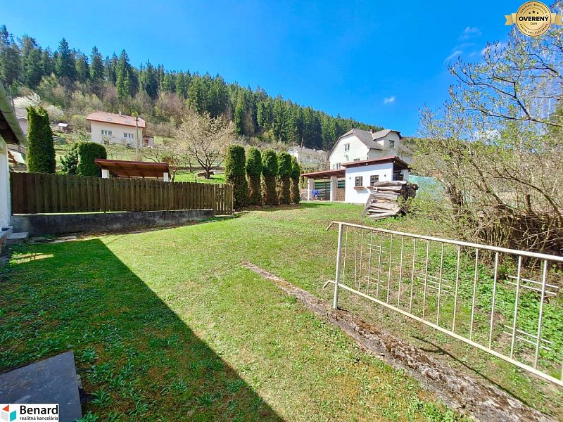 NA PREDAJ CHALUPA/RODINNÝ DOM, POZEMOK 15 ÁROV, GELNICA