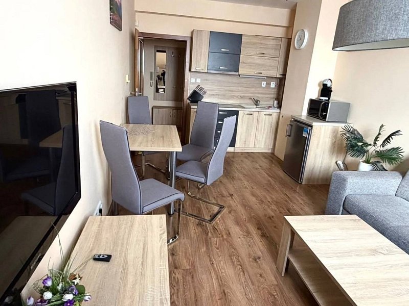 Štýlový 2-izbový apartmán s výhľadom na Tatry vo Veľkej Lomnici