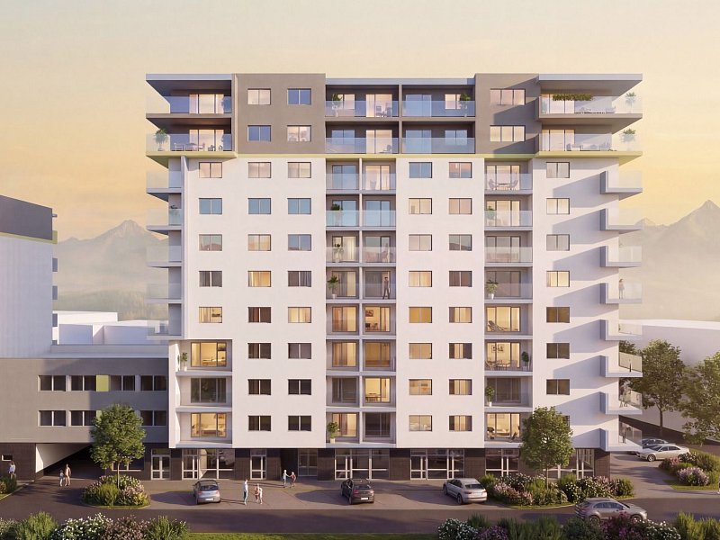 NA PREDAJ 2- izbový byt 7-D v CORRIB TOWER