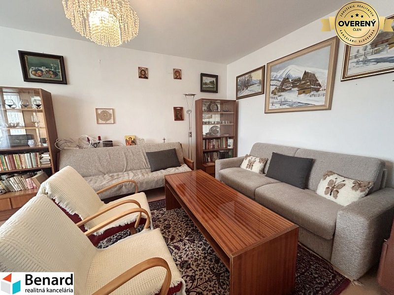 NA PREDAJ 3-IZBOVÝ BYT S BALKÓNOM, 72m2,SÍDLISKO 3, PREŠOV