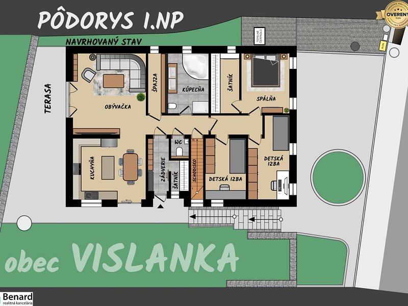 NOVOSTAVBA RODINNÉHO DOMU VO VISLANKE 