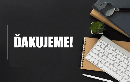 Ďakujeme za spoluprácu v uplynulom roku